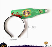 Halloween Bloody Weapon Headbands – Axe, Saw, Syringe, Scissors & Hammer Horror Party Costume Props
