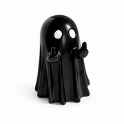 Funny Middle Finger Ghost Figurine – Halloween Spooky Desktop & Home Decor