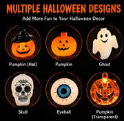 Halloween LED String Lights – Pumpkin, Ghost & Skull Spooky Party Decorations